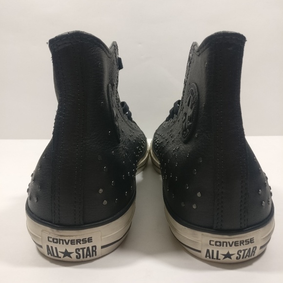 New Converse John Varvatos Hi Mini Stud LEATHER - Picture 6 of 8